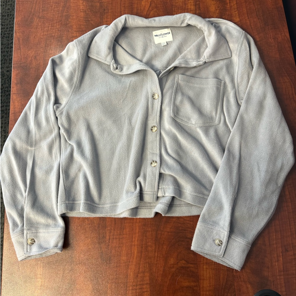 Cropped Fleece Long Sleeve